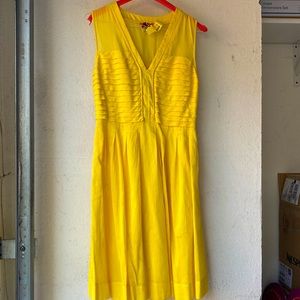Sunshine yellow beautiful Tory Burch sun dress